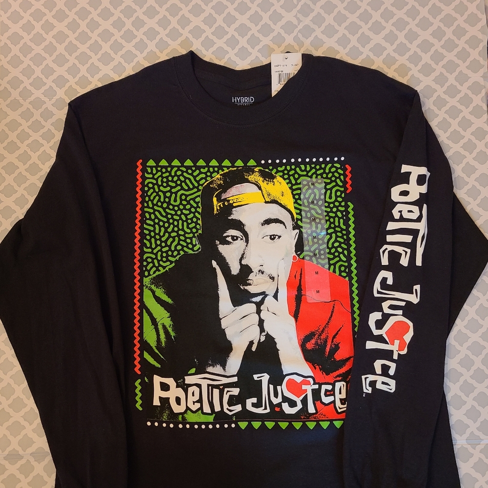 Poetic Justice men's  long sleeve